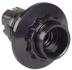 Патрон с кольцом Пкб14-04-К11 карболитовый Е14 черный (50шт) (стикер на изделии) IEK EPK21-04-01-K01