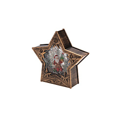 Светильник декоративный (фигура) Звезда с эффектом снегопада и подсветкой NEON-NIGHT 501-182