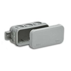 Коробка распаячная для о/п 43х80х35мм 10 вводов IP54 сер. Ruvinil 67091 63758