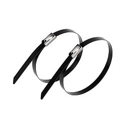 Стяжка кабельная стальная (304) с полимерным покрытием 300x4,6мм (50 шт/уп) REXANT 07-0308-5