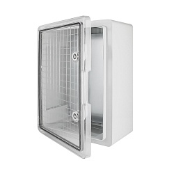 Корпус пластиковый ЩМПп 500х400х240мм прозрачная дверь IP65 DEKRON (УЦЕНКА) DEK-P-504024-65уц