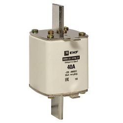 Плавкая вставка ППН-37 400/40А габарит 2 EKF fus-37/400/40