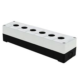 КП106 пластиковый 6 кнопок белый EKF cpb-106-w