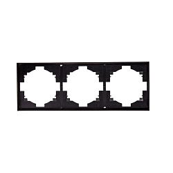 Рамка STRONG 3-постовая антрацит KRANZ KR-78-0753-5