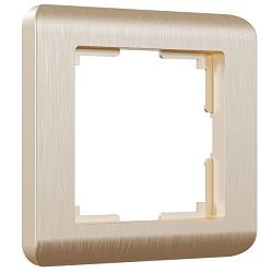 Рамка на 1 пост Stream (шампань) Werkel W0012111