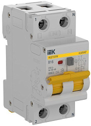 KARAT Автоматический выключатель дифференциального тока АВДТ32EM 1P+N B16 30мА тип A IEK KA-VD14-1-016-B-030-A