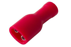 Клемма плоская полностью изолированная РППи-м 1.5-(4.8)/РпИмп 1,25-5-0,8 гнездо 5.6 мм 0.5-1.5 мм² REXANT 08-0611