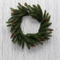 Еловый венок с ягодами NEON-NIGHT Ø 45 см, литой 307-149