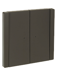 FORTE&PIANO Выключатель 2-клавишный с индикацией 10А FP306 серый IEK FP-V20-1-10-1-K03