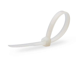 Хомут-стяжка нейлоновая КСС 8х400 мм, белая (уп. 100 шт.) (32 уп/кор) DEKRON U8400W