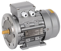 Электродвигатель асинхронный трехфазный АИС 63C4 380В 0,25кВт 1500об/мин 2081 DRIVE IEK AIS063-C4-000-3-1520