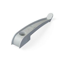 Держатель кабеля односторонний для прямого монтажа серый (20шт/уп) Промрукав PR13.0380