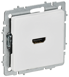 BRITE Розетка HDMI РHDMI-0-БрАБ арктический белый IEK BR-H10-K91