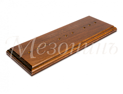 Подложка трехместная "Престиж", цвет - темный дуб, ТМ "МезонинЪ" GE70718-26 GE70718-26