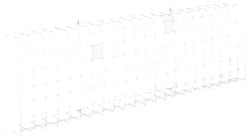 LIGHTING Решетка защитная для светильника LED ДВО 1280х370х95мм белая IEK LT-DVO0D-R-1280-K01