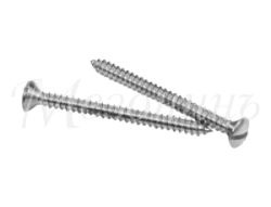 Саморез для выключателя / изолятора, цвет - никель,  ТМ  "МЕЗОНИНЪ", (40шт/уп) GE30002-31 GE30002-31