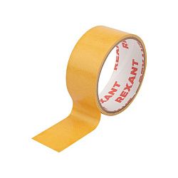 Двухсторонний скотч REXANT, полипропиленовая основа, 38 мм, ролик 5 м 09-6238