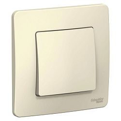Переключатель проходной 1-кл. СП Blanca 10А IP20 (сх. 6) 250В молочн. SE BLNVS010602 1210299