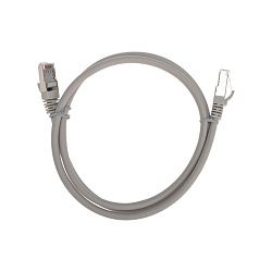 Патч-корд F/UTP, CAT 6, RJ45-RJ45, 26AWG, LSZH, серый, 1м REXANT 02-0210-1