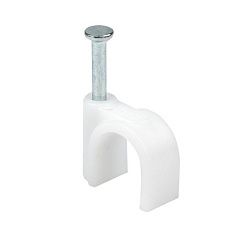 Скоба крепежная круглая (10мм.) (50шт.) EKF plcn-sr-10