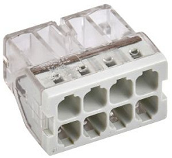 Строительно-монтажная клемма СМК 772-208 компактная (4шт/упак) IEK UKZ30-208-004