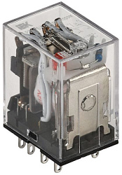 Реле РЭК78/4(MY4) с индикацией 3А 12В DC IEK RRP20-4-03-012D-LED