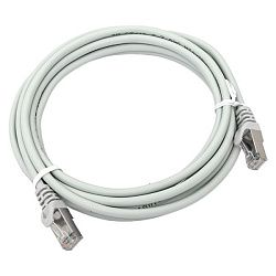 Патч-корд TERACOM PRO Cat.5E экран. FTP LSZH серый (3,0м) TRP-5EFTP-LSH-3M-GY