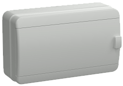 TEKFOR Корпус пластиковый КМПн-12 IP65 серая непрозрачная дверь IEK TF5-KP73-N-12-65-K03-K03