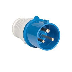 Вилка перенос. 013 2Р+РЕ 16А 220В IP44 EKF ps-013-16-220