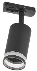 LIGHTING Светильник 4116 декоративный трековый поворотный под лампу GU10 черный IEK LT-USB0-4116-GU10-1-K02