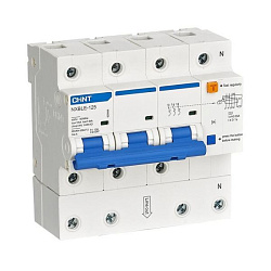 Диф. автомат NXBLE-125 3P+N 100А, х-ка C 30мА, электронный тип AС, х-ка C, 10кА (R) 820588