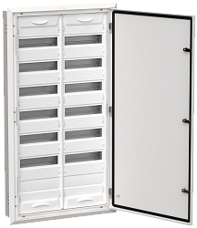 TITAN 5 Корпус металлический ЩРв-168 (2х84) 1130х625х130мм IP31 белый (одна дверь) IEK TI5-50-V-2X084-31