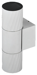 LIGHTING Светильник уличный 5221 настенный под лампу 2хGU10 IP65 белый IEK LT-UBU0-5221-GU10-2-K01