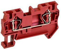 Клемма пружинная КПИ 2в-4 41А красная IEK YZN11-004-K04