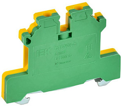 Колодка клеммная CTS-PEN заземляющая 4мм2 желто-зеленая IEK YCT11-00-K52-004