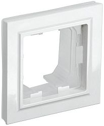 BRITE Рамка 1-местная IP44 РУ-1-БрБ-44 белый IEK BR-M12-44-K01
