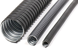 Металлорукав в ПВХ изоляции МРПИ НГ морозостойкий  16  (50 м/уп.) черный УХЛ1 ГОФРОМАТИК (ЗЭТАРУС) zeta42318