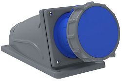 MAGNUM Розетка стационарная ССИ-133 63А-6ч/200-250В 2P+PE IP67 IEK PSN11-063-3