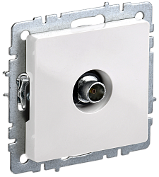 BRITE Розетка TV оконечная РТВ11-0-БрБ белый IEK BR-A10-O-K01