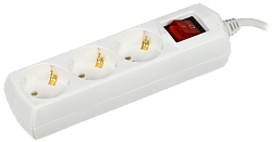 Удлинитель У03В 3 места с заземлением 1,5м 3х1мм2 10А/250В GENERICA WYP10-10-03-D15-ZK-G