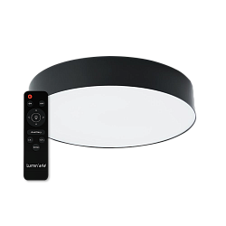 Светодиодный светильник LUMIN'ARTE CLL58 MACARON 80W 3000-6500K CCT, 480x65мм, IP20 с ПДУ черный матовый CLL58