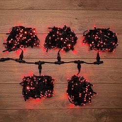 Гирлянда "LED ClipLight" 24V, 5 нитей по 20 метров, цвет диодов Красный, Flashing (Белый) 323-602