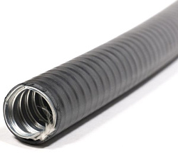Металлорукав в пвх  изоляции МПГ нг  15  (50 м/уп.) черный ГОФРОМАТИК (ЗЭТАРУС) zeta42811