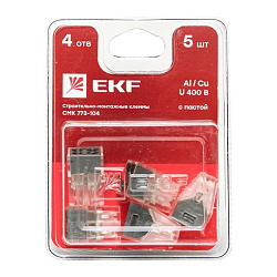 Клемма СМК 773-104 блистер (5шт.) EKF plc-smk-104b