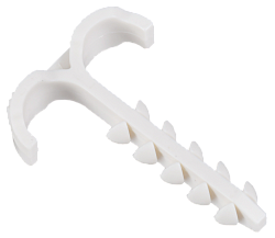 Дюбель-хомут Т-образный 4-12мм нейлон белый (25шт/упак) IEK UDH11-04-12-025-K01