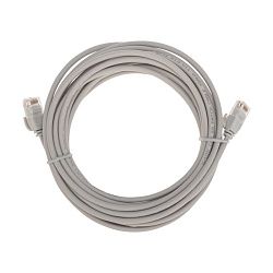 Патч-корд U/UTP, CAT 6A (10G), RJ45-RJ45, 28AWG, LSZH, серый, 5м REXANT 02-0380-5
