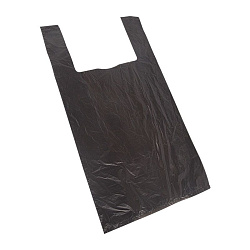 Пакет майка ПНД 30+16*60, 15мкм черная (100шт./уп) 61-0205