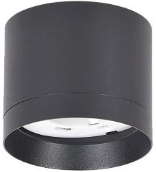 LIGHTING Светильник 4015 накладной потолочный под лампу GX53 черный IEK LT-UPB0-4015-GX53-1-K02