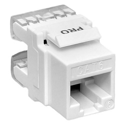 Модуль Keystone TERACOM PRO Cat.6 RJ-45 неэкран. 110 IDC 180 град. белый TRP-KSTN-180D-6UTP-WH