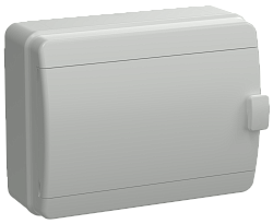 TEKFOR Корпус пластиковый КМПн-18 IP65 серая непрозрачная дверь IEK TF5-KP73-N-18-65-K03-K03